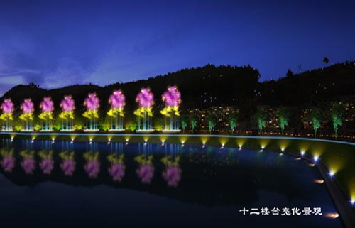 惠水山體夜景設(shè)計